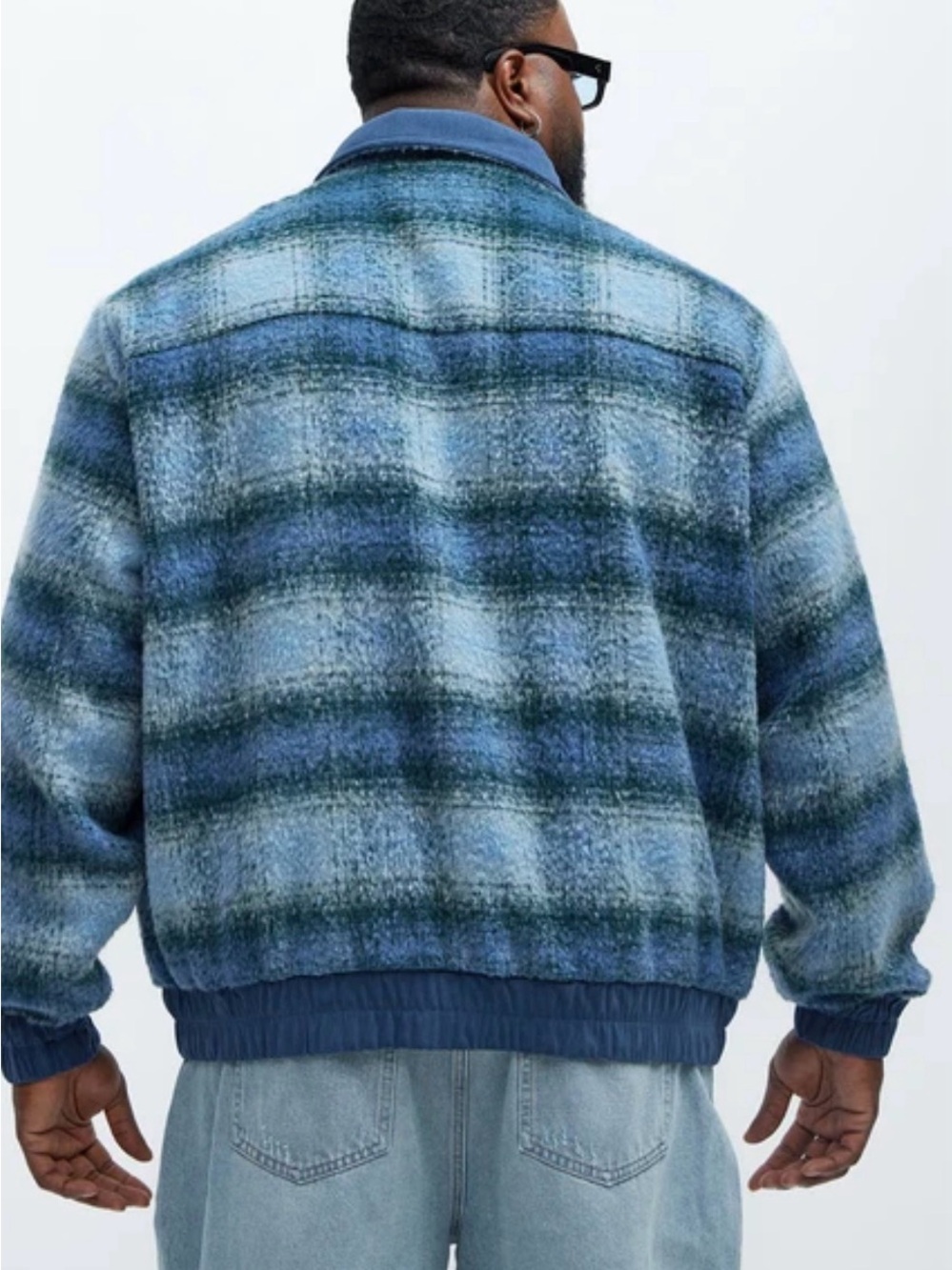 Fashion Nova Men's A trip outside mohair Jacket. XXXL. NWT - Picture 3 of 7